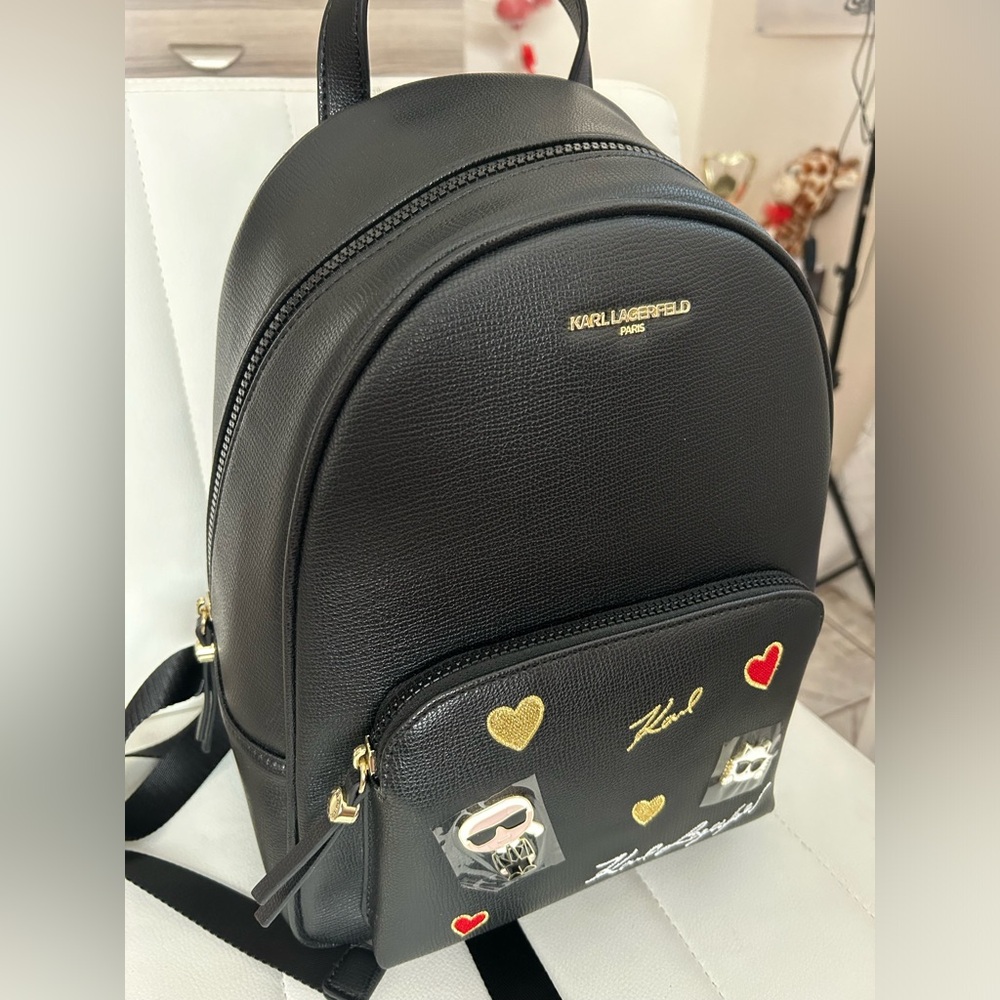 Black Karl Lagerfeld Backpack